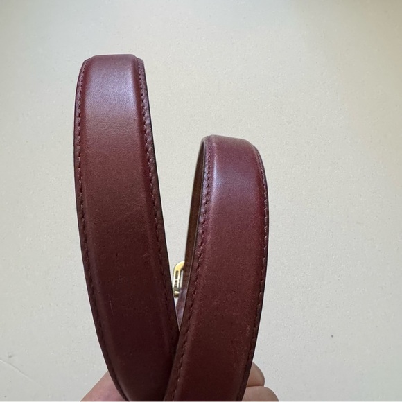 L.L. Bean Brown Leather Belt with Gold Buckle size 40 - Picture 7 of 10